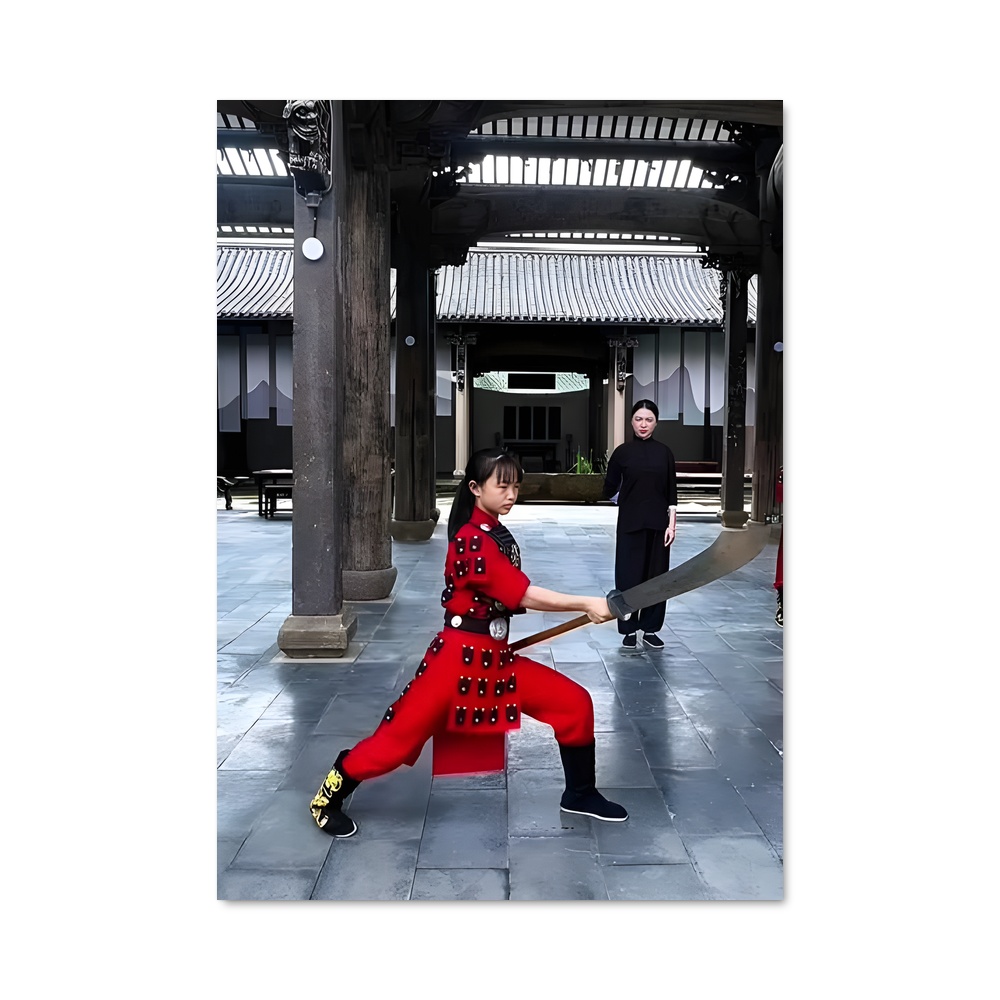 Poster Danse de la Guerre – affiche Kung Fu